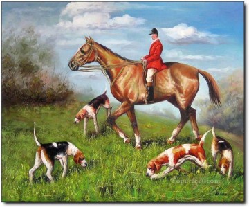 Gdr0008 classical hunting Oil Paintings